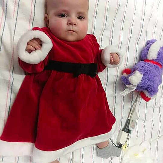 Katerina joined the competition — help win amazing prizes! baby, baby_products, child, outerwear, person, product, red, smile, toddler