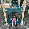 David joined the competition — help win amazing prizes! child, playground, tunnel, cap, shorts, sandals, gravel, outdoor, playstructure, person, summer, daylight, fun, park, activity, legs, hands, clothing, recreation, kid
