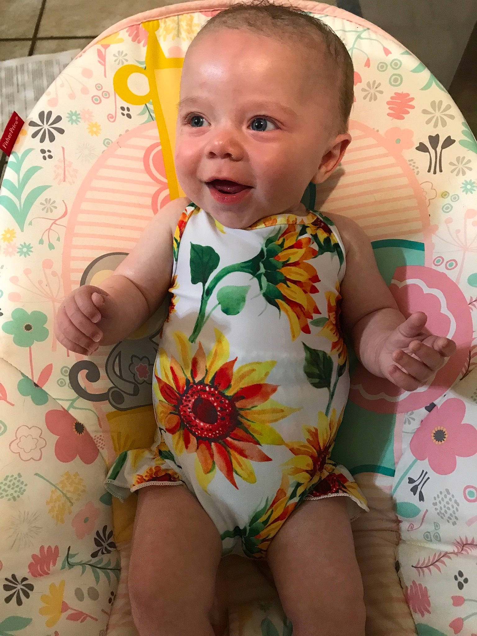 Mavis is registered to the contest to win money with this photo: baby, baby_products, baby_toddler_clothing, cheek, child, person, product, smile, textile, toddler