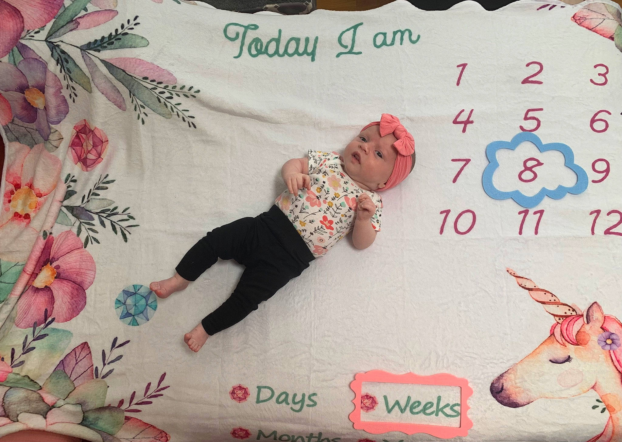 Ariel joined the competition — help win amazing prizes! art, baby, baby_toddler_clothing, child, creative_arts, font, happy, headwear, linens, livestock, mammal, pattern, person, pink, sleeve, t_shirt, textile, toddler, vertebrate, visual_arts