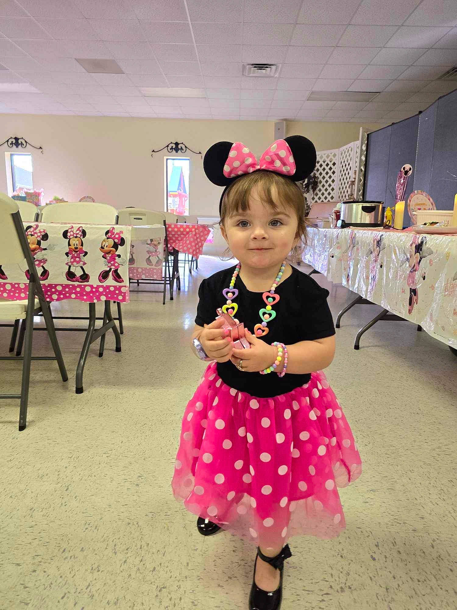 Persephone joined the competition — help win amazing prizes! child, costume, event, fashion_accessory, fashion_design, flooring, fun, happy, hat, jewellery, joy, magenta, party, party_supply, pattern, person, pink, room, toddler, tradition