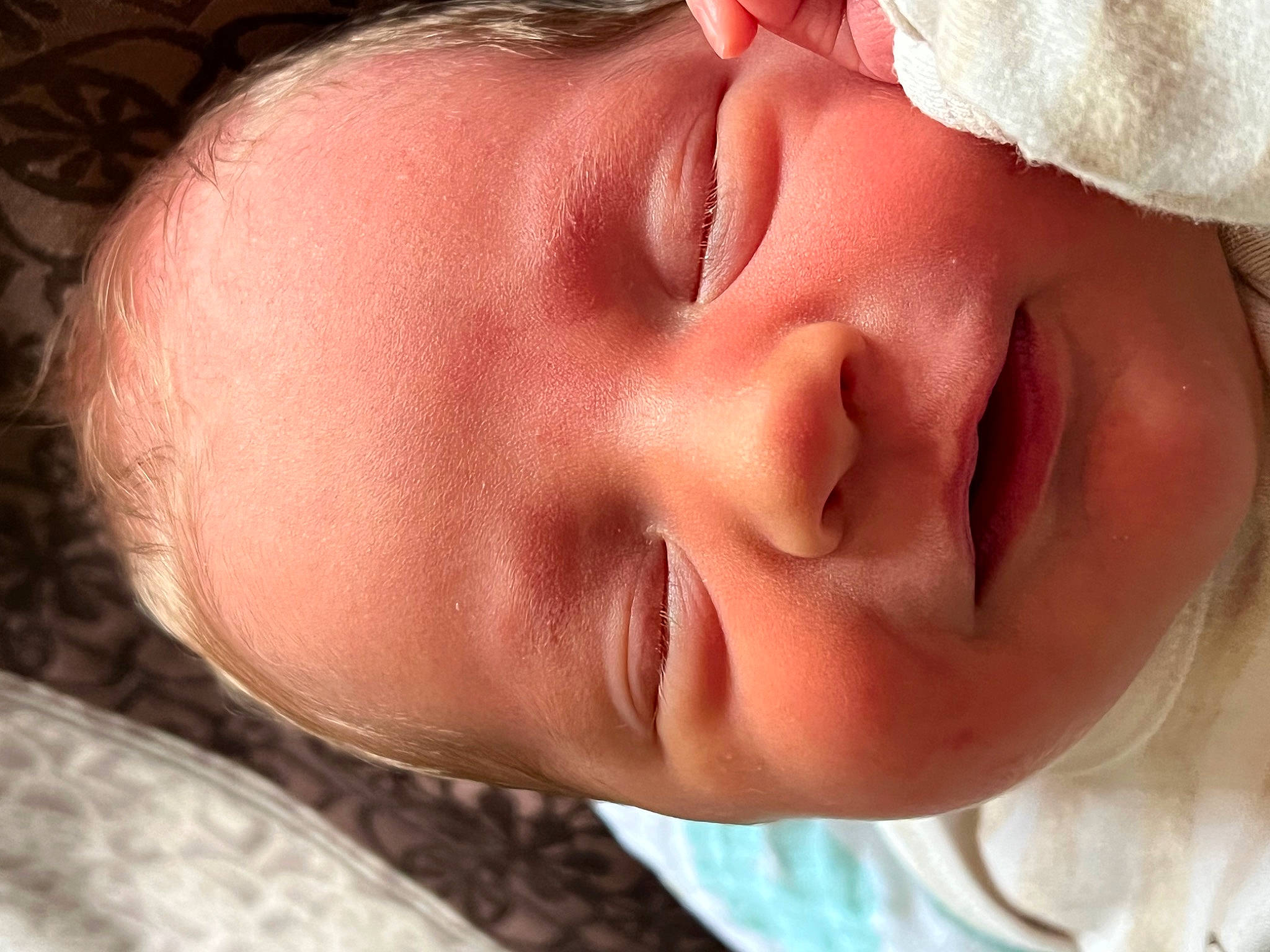 Shiloh joined the competition — help win amazing prizes! baby, cheek, chin, comfort, ear, eye, eyebrow, eyelash, facial_expression, forehead, hand, headgear, human_body, iris, jaw, lip, mouth, neck, nose, person