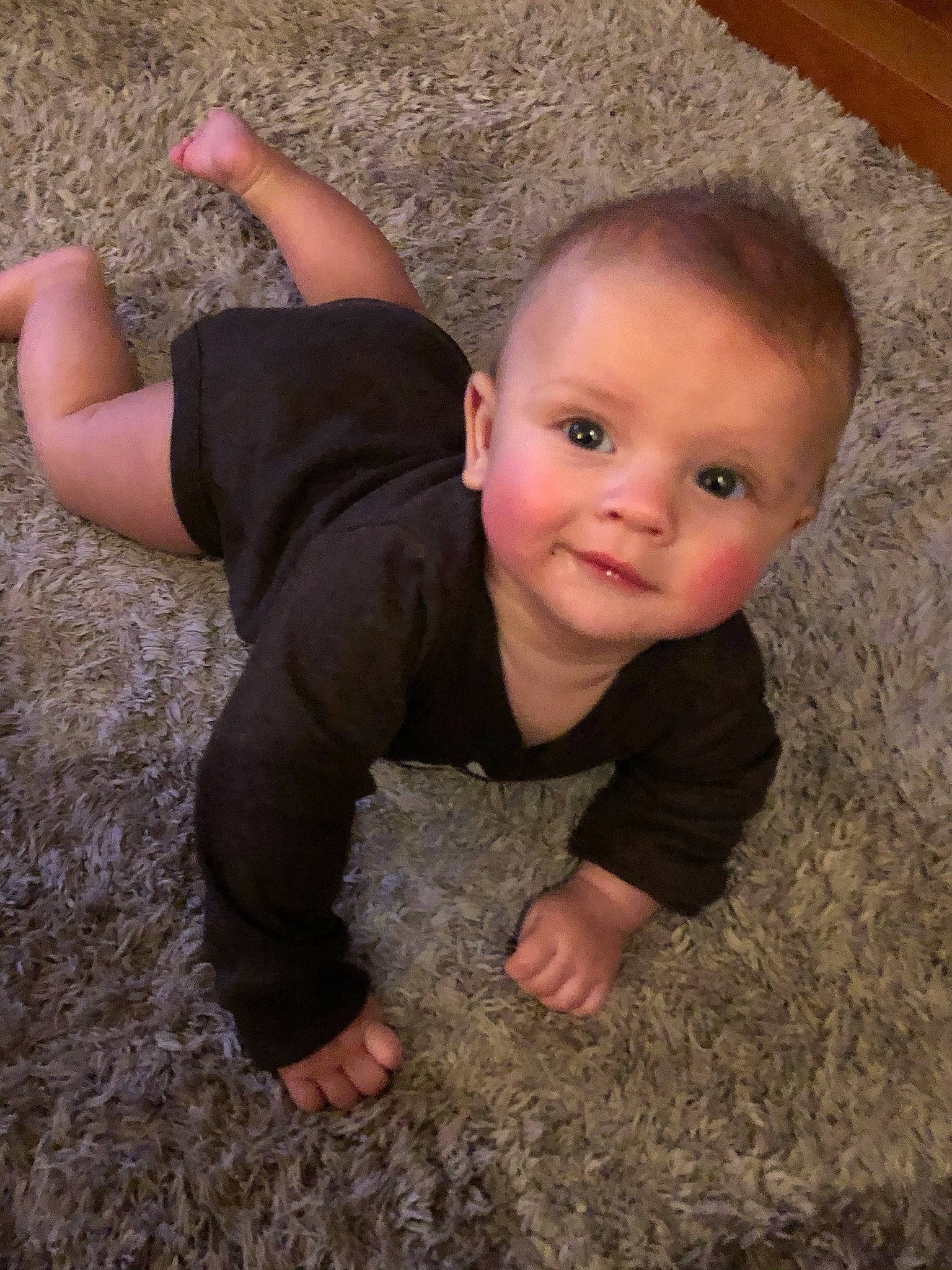 Kent joined the competition — help win amazing prizes! arm, baby, cheek, child, crawling, eye, face, finger, head, leg, nose, person, sitting, skin, thumb, toddler