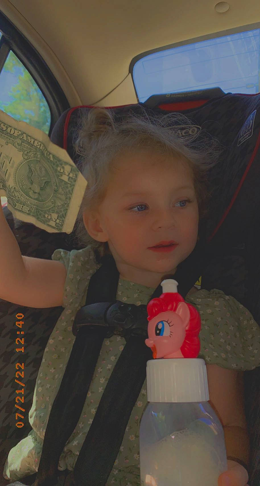 Lucille joined the competition — help win amazing prizes! art, carmine, cheek, child, doll, fashion_accessory, fun, fur, hat, person, personal_protective_equipment, plush, room, stuffed_toy, toddler, toy