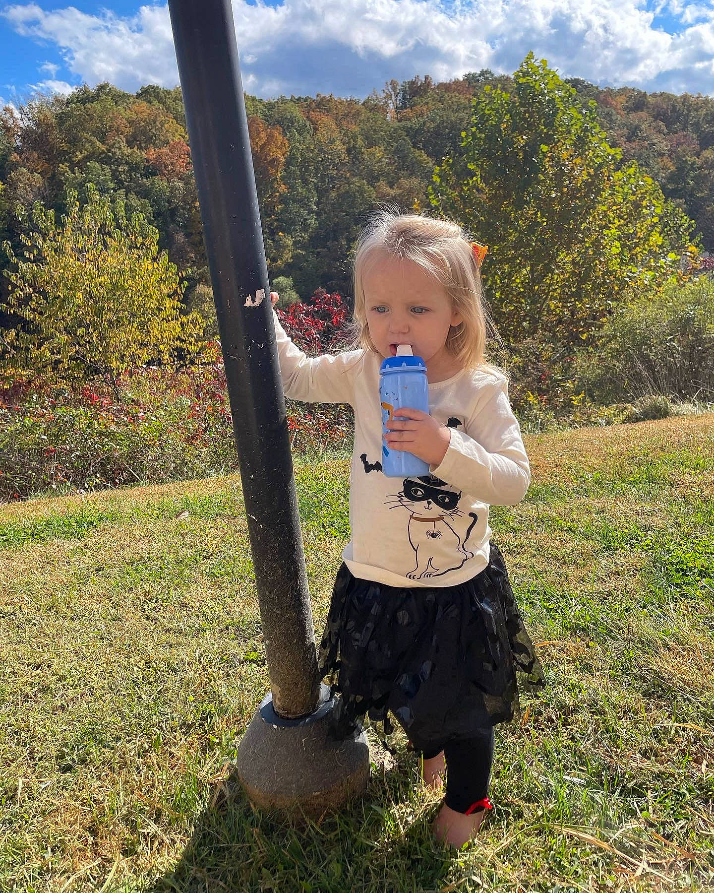 Raven joined the competition — help win amazing prizes! baby, baby_toddler_clothing, child, cloud, field, fun, grass, grass_family, grassland, happy, landscape, lawn, meadow, people_in_nature, person, plant, sky, spring, sunlight, toddler