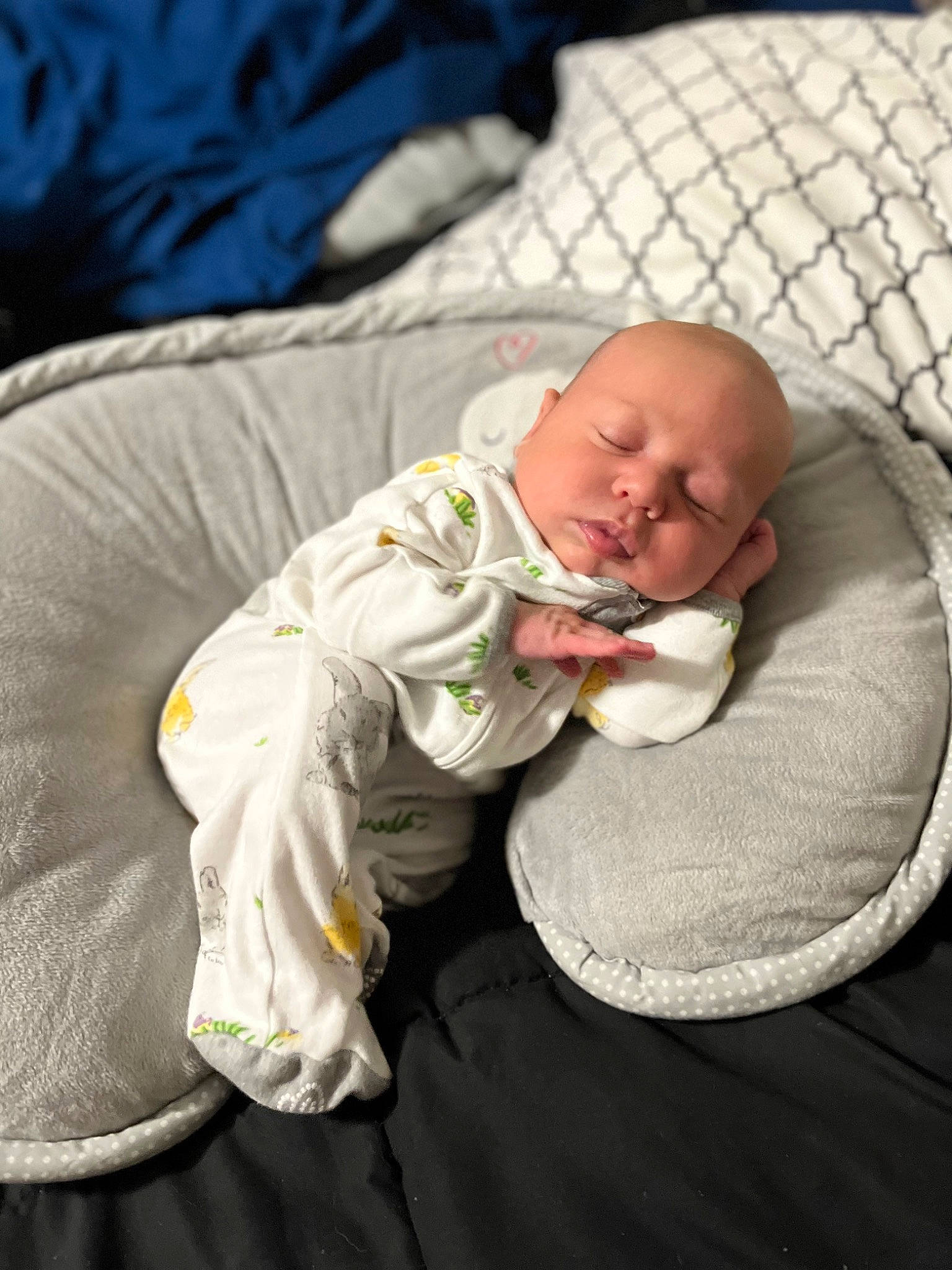 Jake joined the competition — help win amazing prizes! baby, baby_products, baby_sleeping, baby_toddler_clothing, bedding, bedtime, child, comfort, gesture, grass, infant_bed, linens, nap, person, room, sitting, sleep, sleeve, textile, toddler