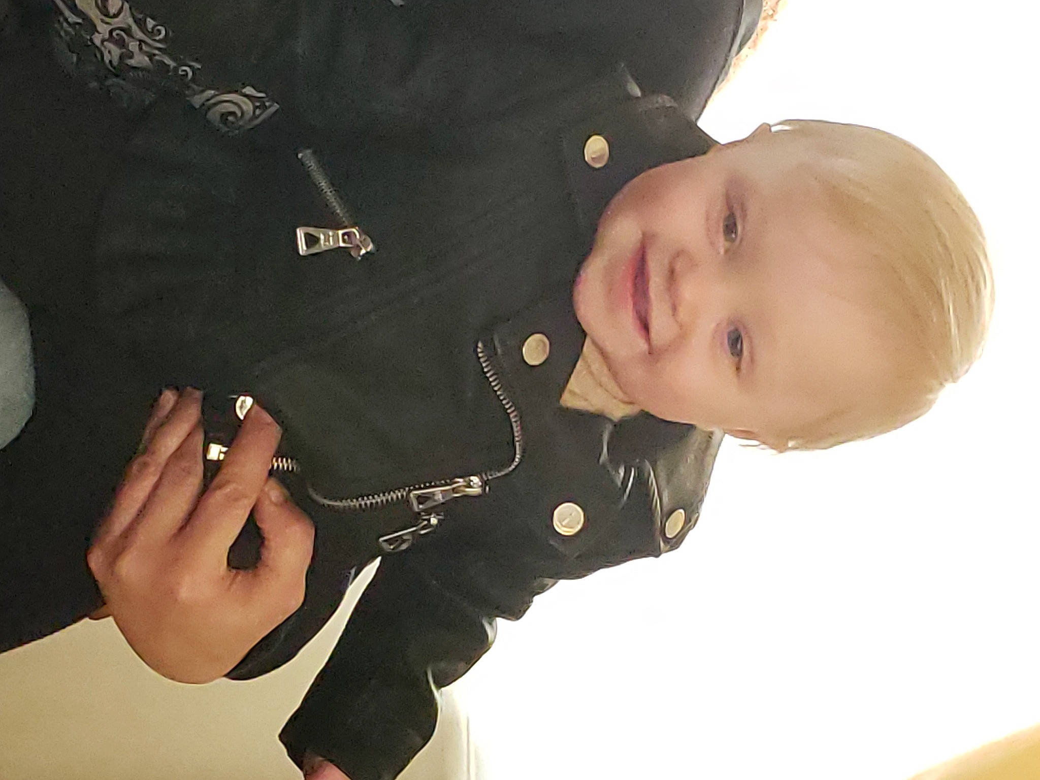 Demi joined the competition — help win amazing prizes! baby, baby_toddler_clothing, button, cheek, finger, joy, nail, person