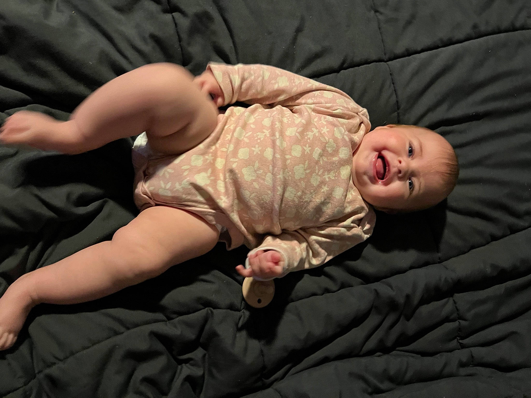 Magnolia joined the competition — help win amazing prizes! abdomen, baby, baby_toddler_clothing, barefoot, cheek, child, comfort, elbow, flash_photography, foot, fun, gesture, grass, head, human_body, human_leg, knee, person, sitting, sleeve