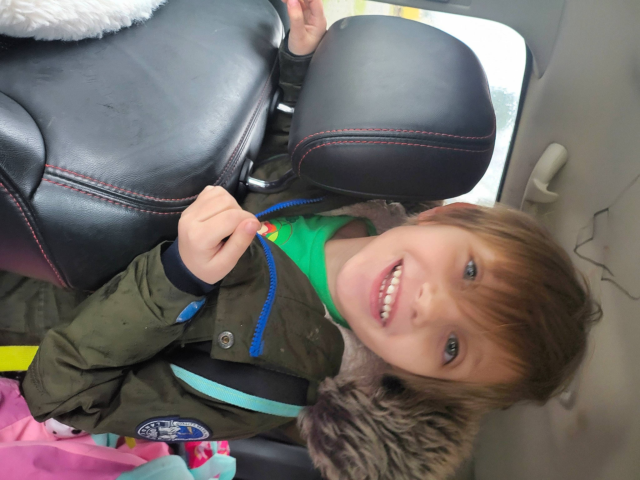 Charming joined the competition — help win amazing prizes! auto_part, bag, car_seat, child, comfort, eyewear, face, fashion_accessory, fun, gesture, human_leg, joy, knee, leather, mouth, person, personal_protective_equipment, sitting, smile, sports_gear