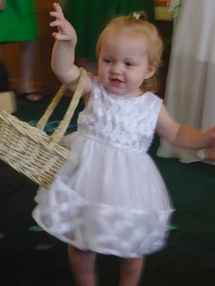 Amariah is registered to the contest to win money with this photo: baby, child, clothing, dress, person, toddler