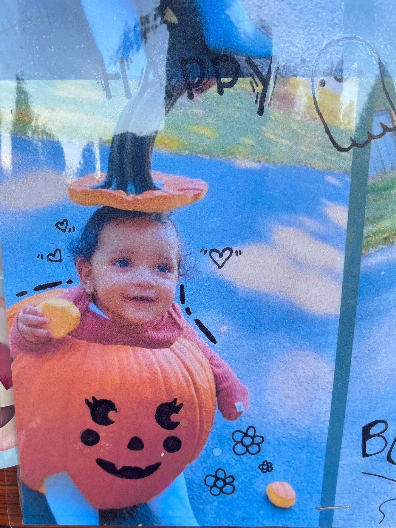 Mariah is registered to the contest to win money with this photo: art, azure, baby, blue, child, electric_blue, font, fun, happy, hat, illustration, joy, leisure, paint, pattern, person, recreation, room, smile, toddler