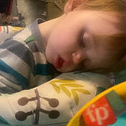 Anastasia joined the competition — help win amazing prizes! toddler, sleeping, child, pillow, indoor, cozy, patterned, head, resting, young_child, blanket, home, comfort, face, clothing, nap, peaceful, soft_lighting, portrait, furniture