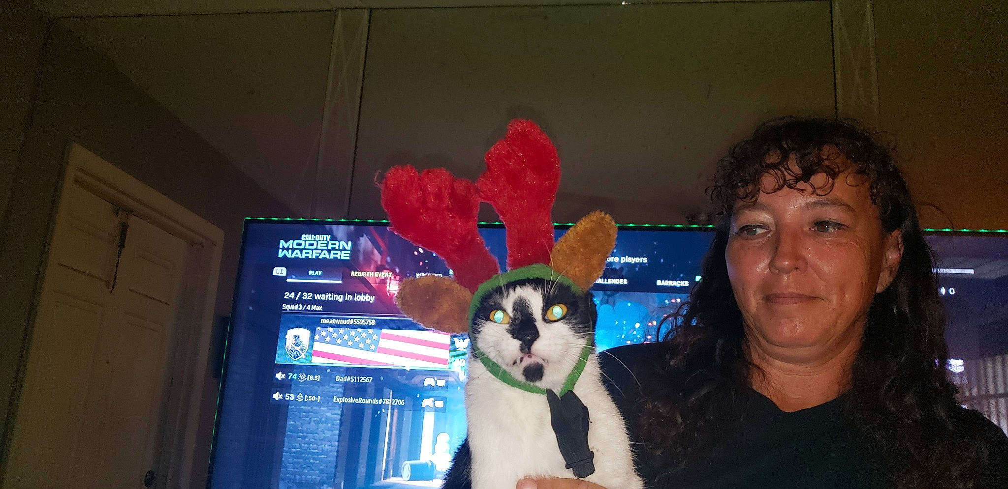 Minnie Mew is registered to the contest to win money with this photo: carnivore, cat, domestic_short_haired_cat, fawn, felidae, finger, fun, fur, gadget, gesture, human_body, mammal, multimedia, rabbit, room, small_to_medium_sized_cats, stuffed_toy, tail, vertebrate, whiskers