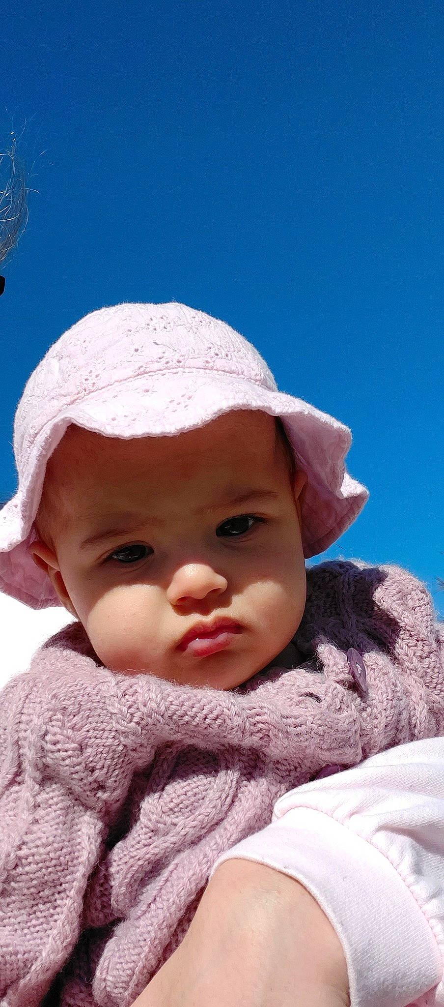 Shahnez a rejoint le concours — aidez-le/la à gagner de superbes lots ! baby, baby_toddler_clothing, cap, cheek, child, chin, cloud, eye, face, fashion_accessory, fun, happy, hat, head, headgear, headwear, lip, nose, person, skin