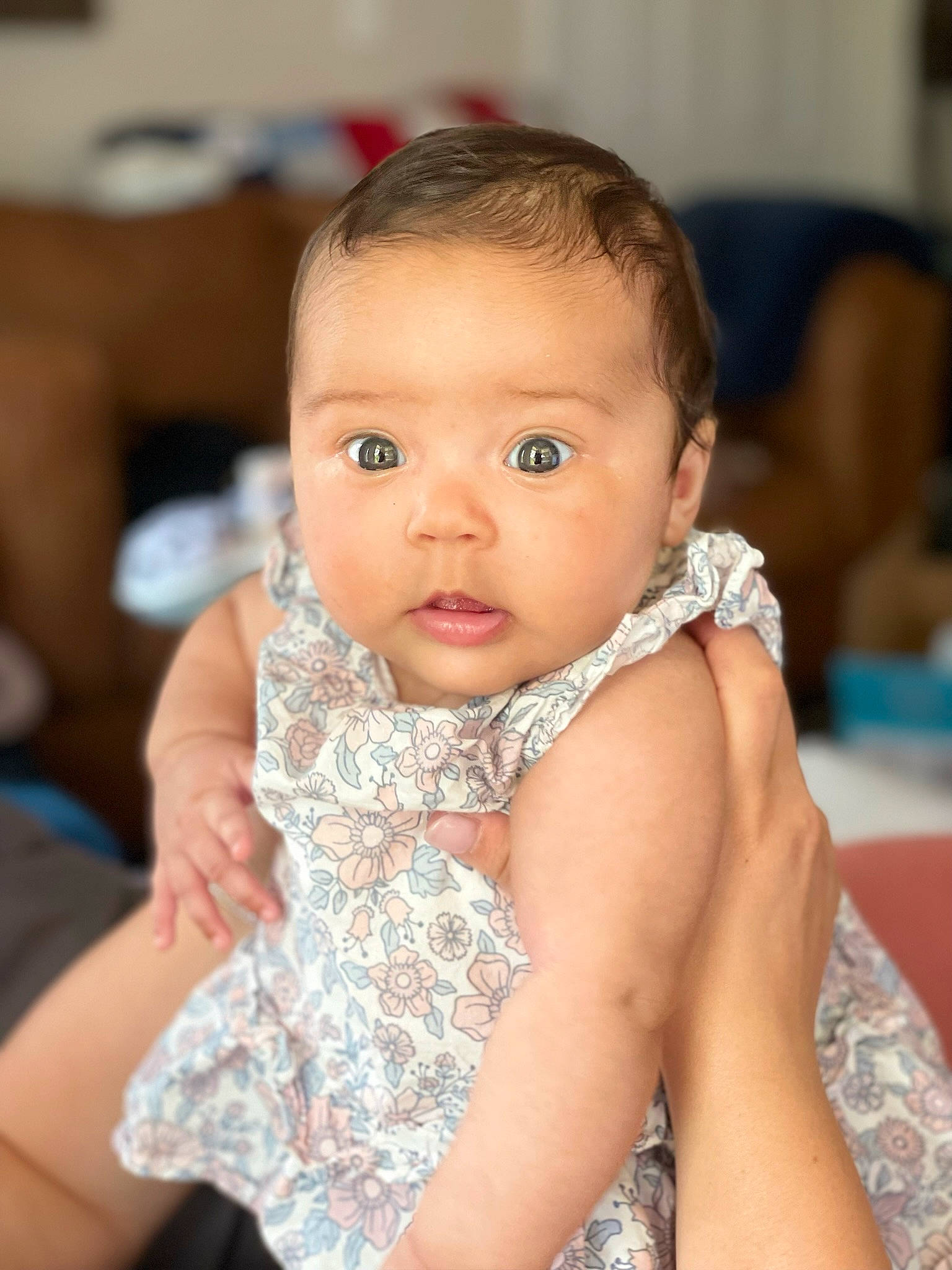 Alina joined the competition — help win amazing prizes! baby, baby_toddler_clothing, cheek, child, dress, event, eyelash, flooring, fun, gesture, hair, hand, happy, iris, jewellery, nail, neck, person, sitting, skin