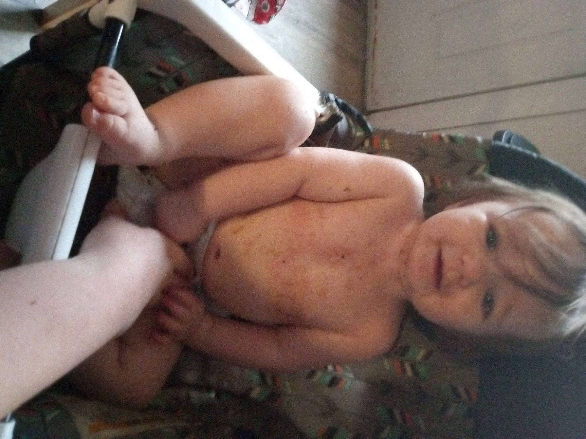 Theresa joined the competition — help win amazing prizes! abdomen, barechested, black_hair, chest, elbow, finger, flash_photography, foot, fun, gesture, human_leg, knee, mouth, navel, person, sitting, thigh, thumb, trunk, waist