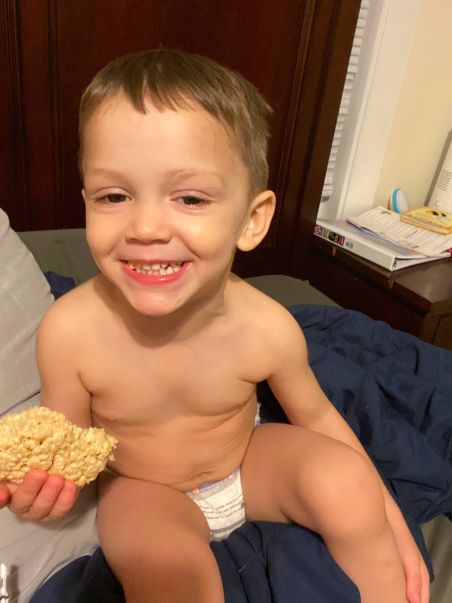 Zander is registered to the contest to win money with this photo: arm, cheek, child, joy, muscle, person, smile, toddler