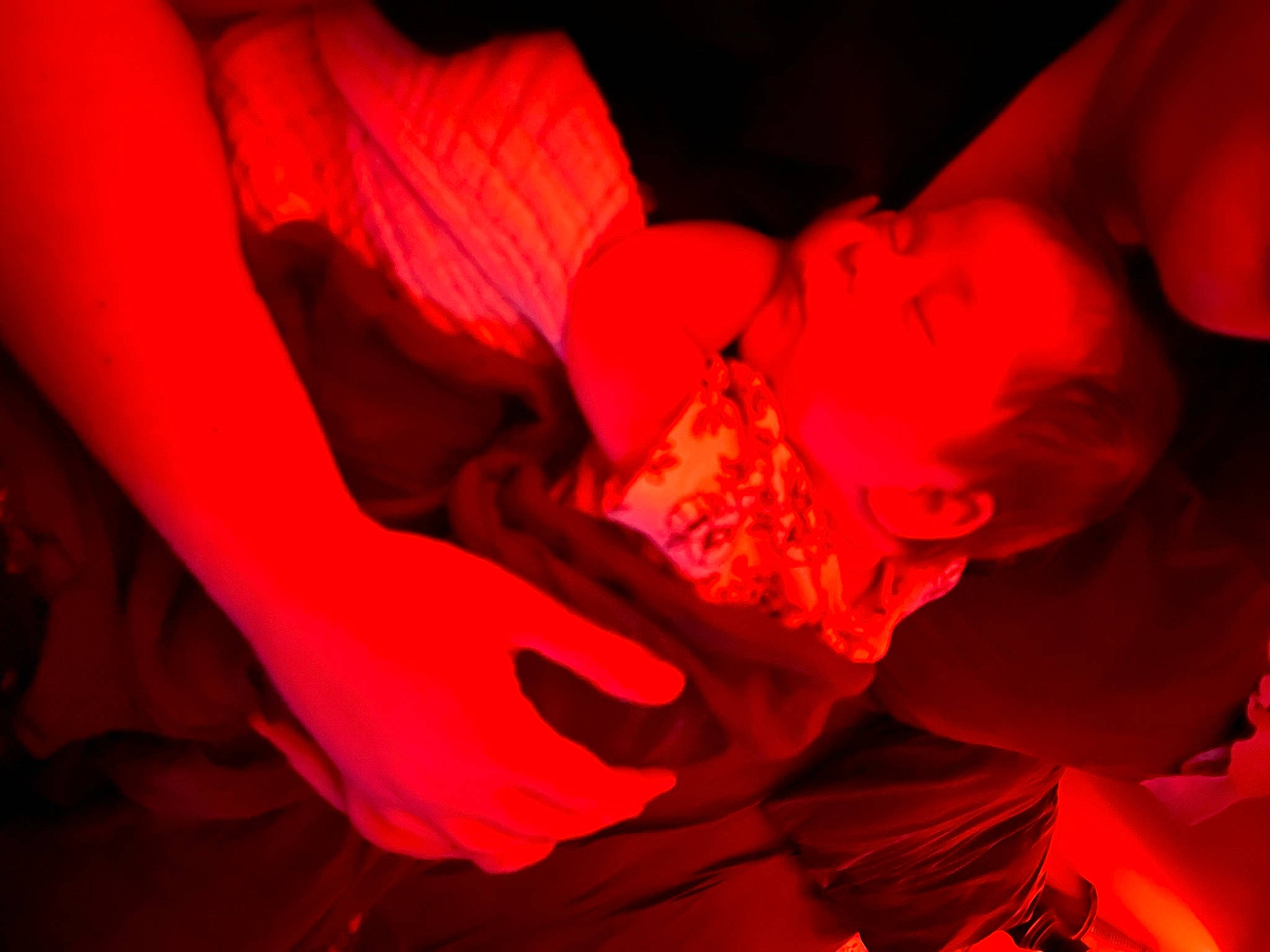 Lilith is registered to the contest to win money with this photo: art, carmine, close_up, darkness, entertainment, event, eye, flesh, flower, magenta, orange, peach, performance, performance_art, person, petal, plant, room, rose_family, still_life_photography