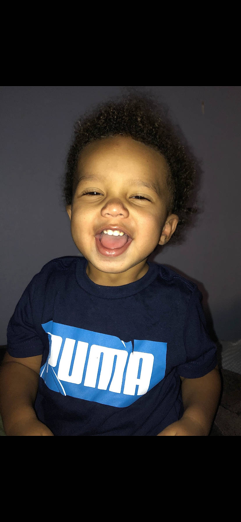 Marcellus joined the competition — help win amazing prizes! blue, cheek, child, chin, cool, eyebrow, face, facial_expression, forehead, fun, hair, happy, head, joy, laugh, mouth, person, smile, t_shirt, toddler