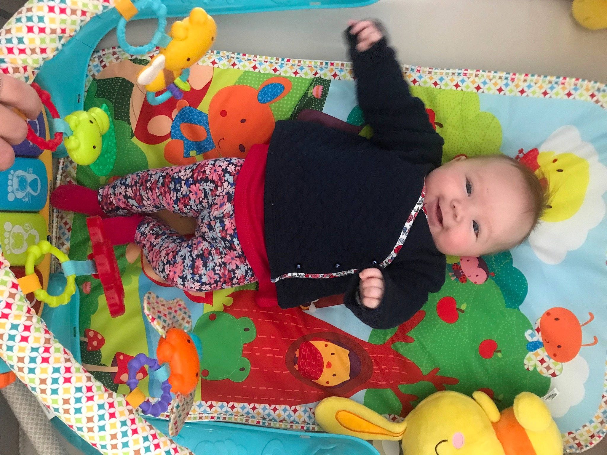 Paola participe au concours pour gagner de l'argent avec cette photo : baby, baby_products, baby_toddler_clothing, baby_toys, child, event, fun, happy, leisure, magenta, pattern, person, pink, play, product, room, smile, textile, toddler, toy