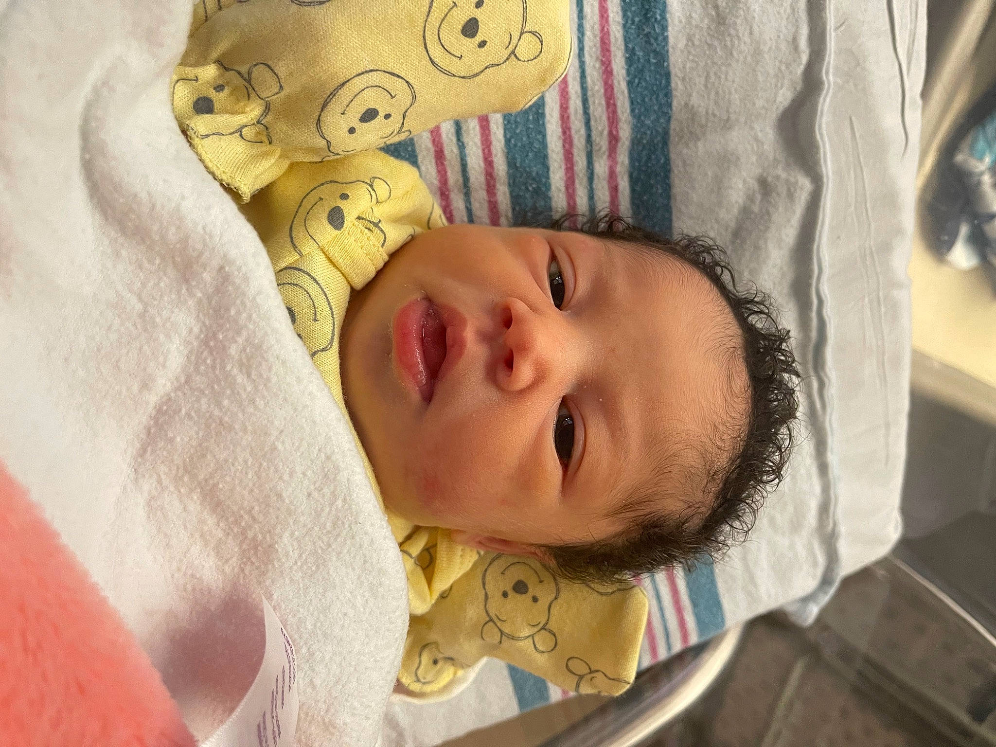 Kailani joined the competition — help win amazing prizes! baby, baby_products, bedtime, cheek, child, comfort, ear, eye, eyebrow, eyelash, face, happy, iris, linens, lip, nose, person, skin, smile, textile