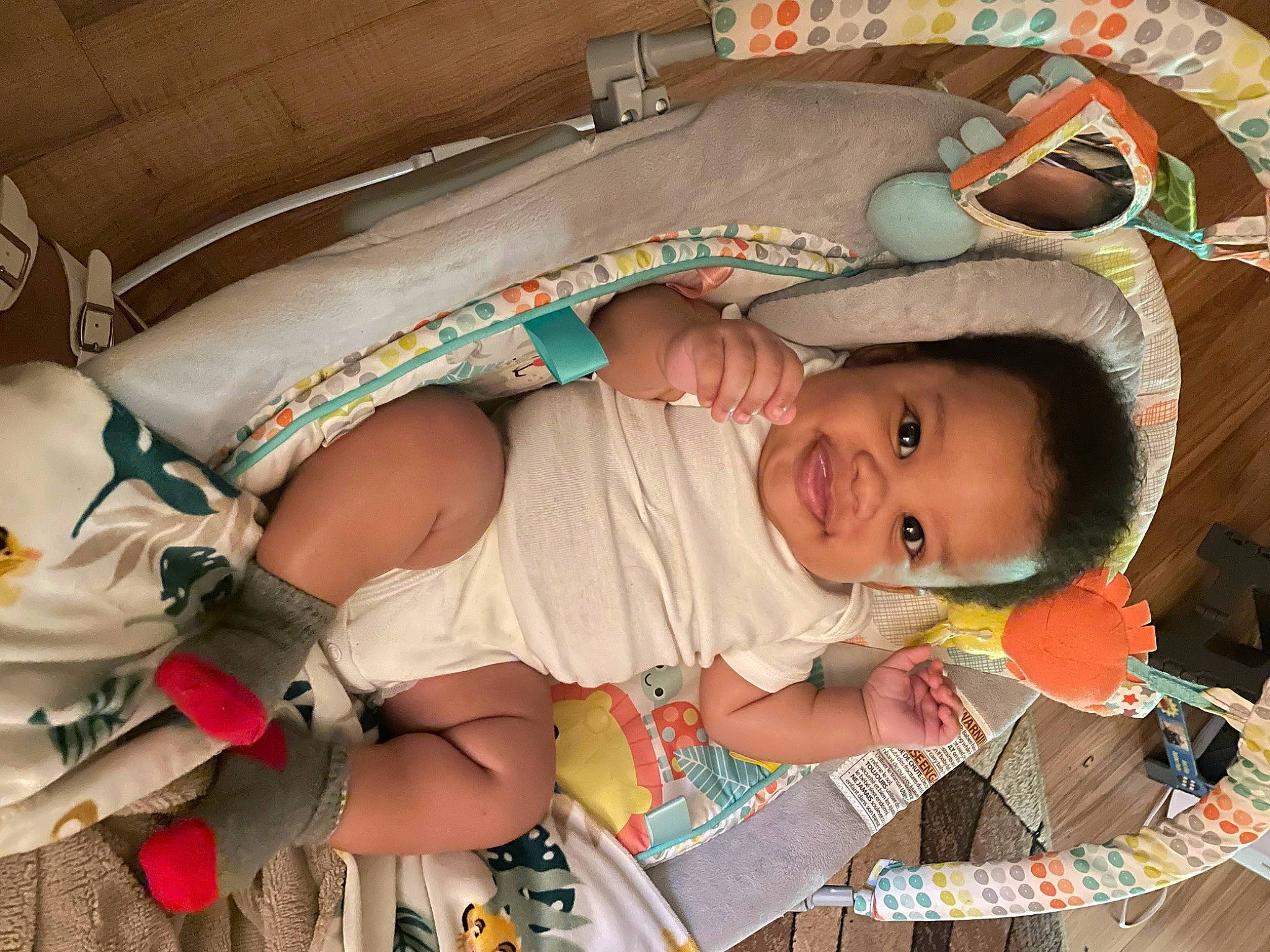 Izaiah joined the competition — help win amazing prizes! baby, baby_carriage, baby_products, baby_toddler_clothing, baby_toys, cheek, child, comfort, fun, happy, human_body, infant_bed, joy, mouth, pattern, person, play, room, smile, thigh