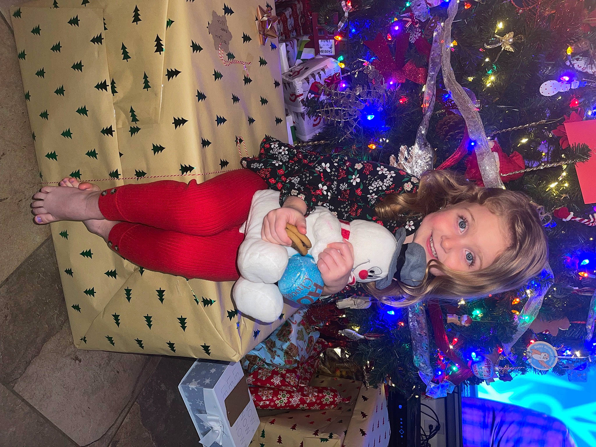Lana is registered to the contest to win money with this photo: blue, carmine, christmas, christmas_decoration, christmas_eve, christmas_ornament, christmas_tree, decoration, electric_blue, event, fun, happy, holiday, holiday_ornament, joy, lap, ornament, party_supply, pattern, person