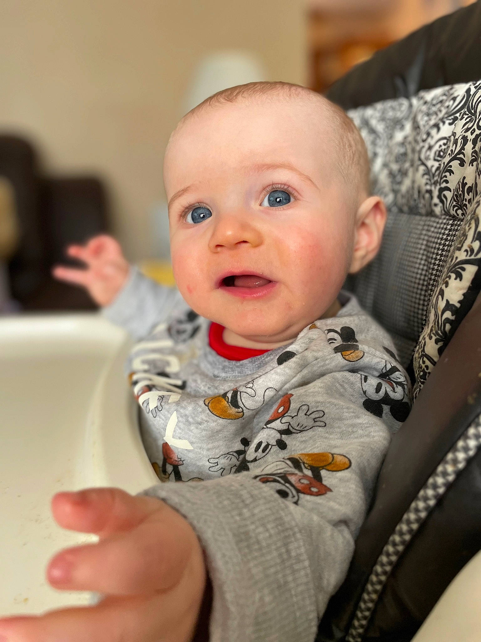 Jeremy joined the competition — help win amazing prizes! baby, baby_toddler_clothing, cheek, chin, comfort, eye, eyebrow, face, facial_expression, hairstyle, hand, head, iris, lip, mouth, neck, nose, person, skin, sleeve
