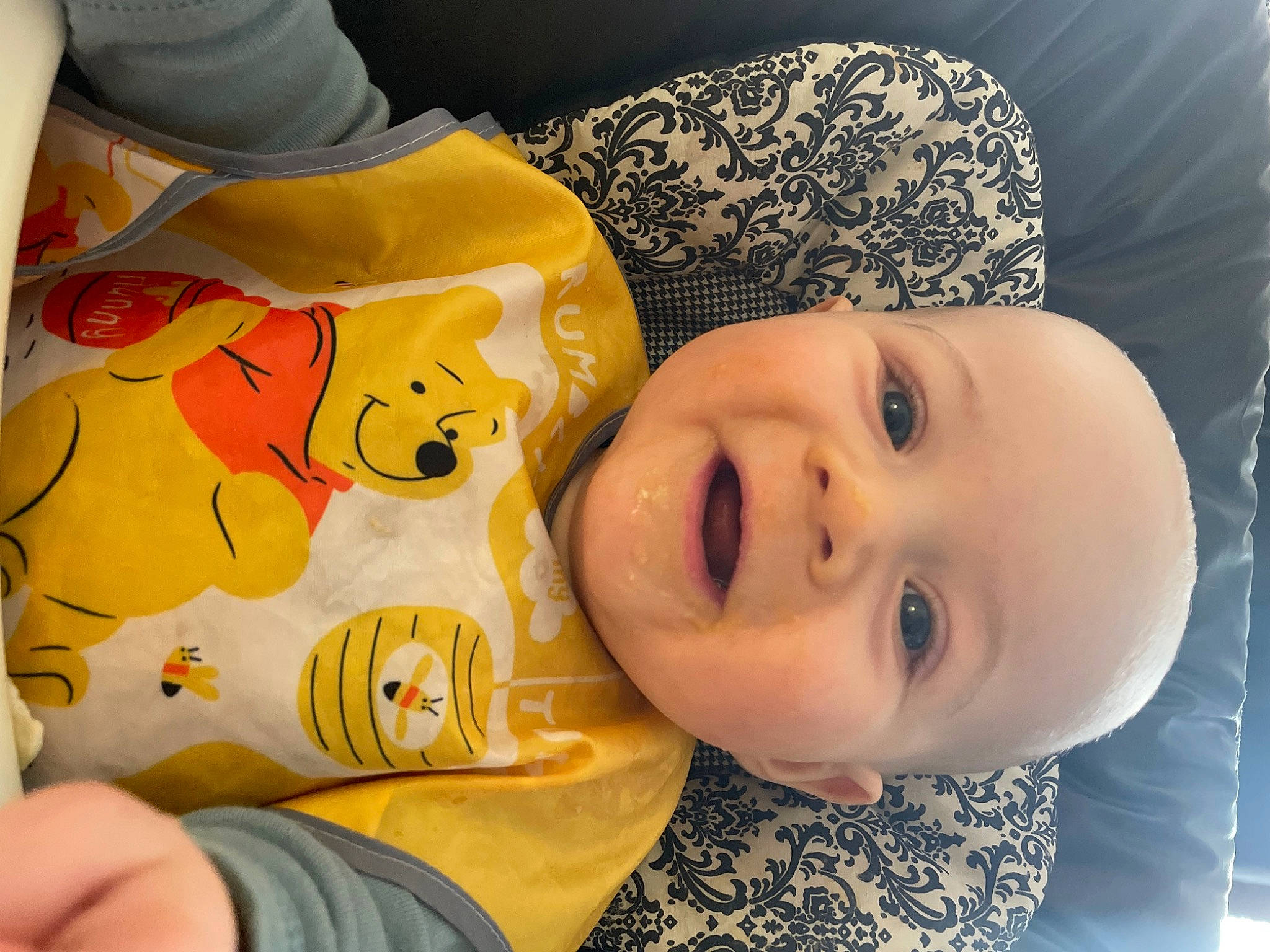 Jeremy is registered to the contest to win money with this photo: baby, baby_toddler_clothing, beauty, cheek, child, eye, eyebrow, eyelash, fun, happy, lip, mouth, nose, person, plant, skin, smile, toddler, tree, white