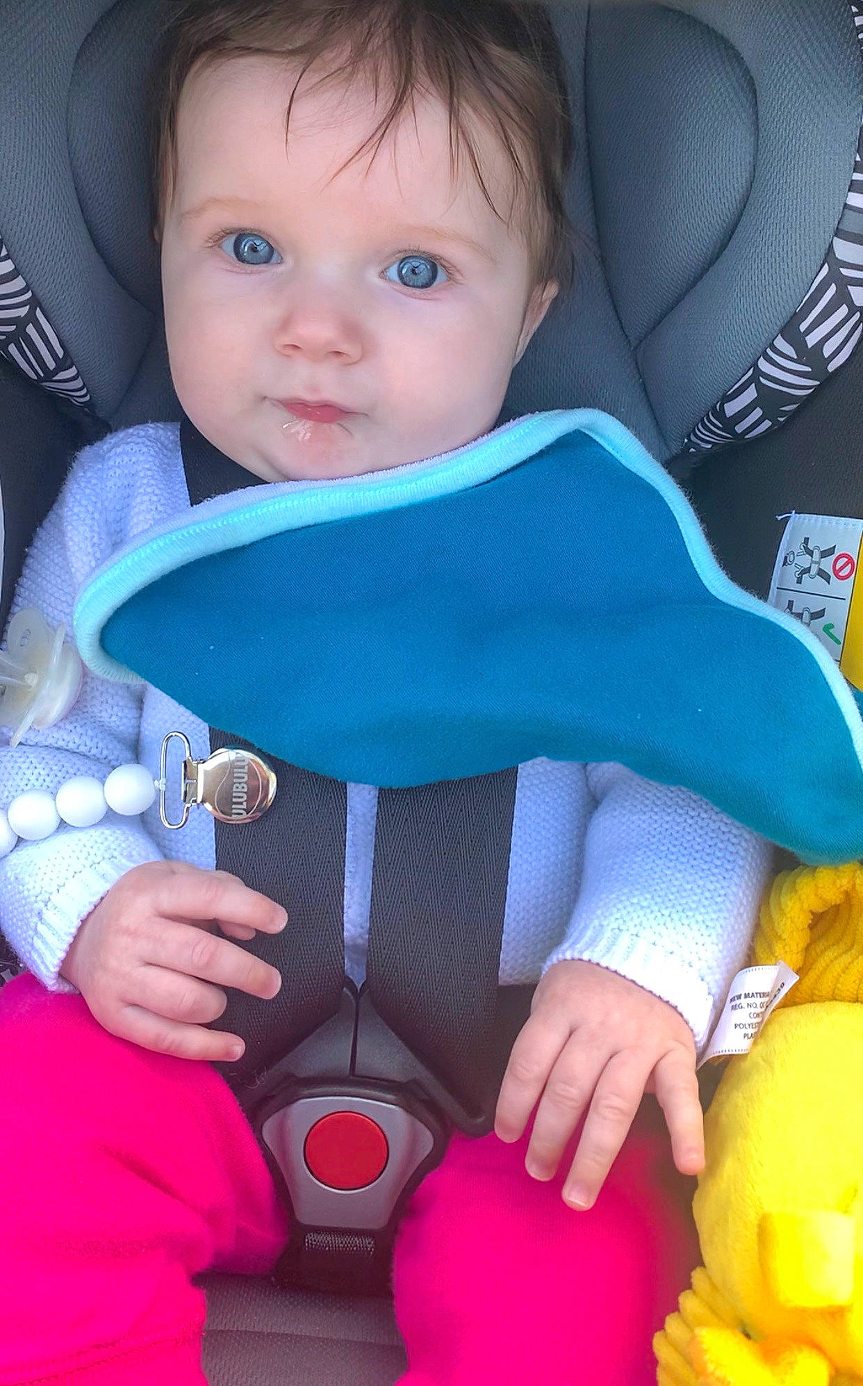 Emmalynn is registered to the contest to win money with this photo: baby, baby_carriage, baby_in_car_seat, baby_products, car_seat, child, person, play, product, toddler