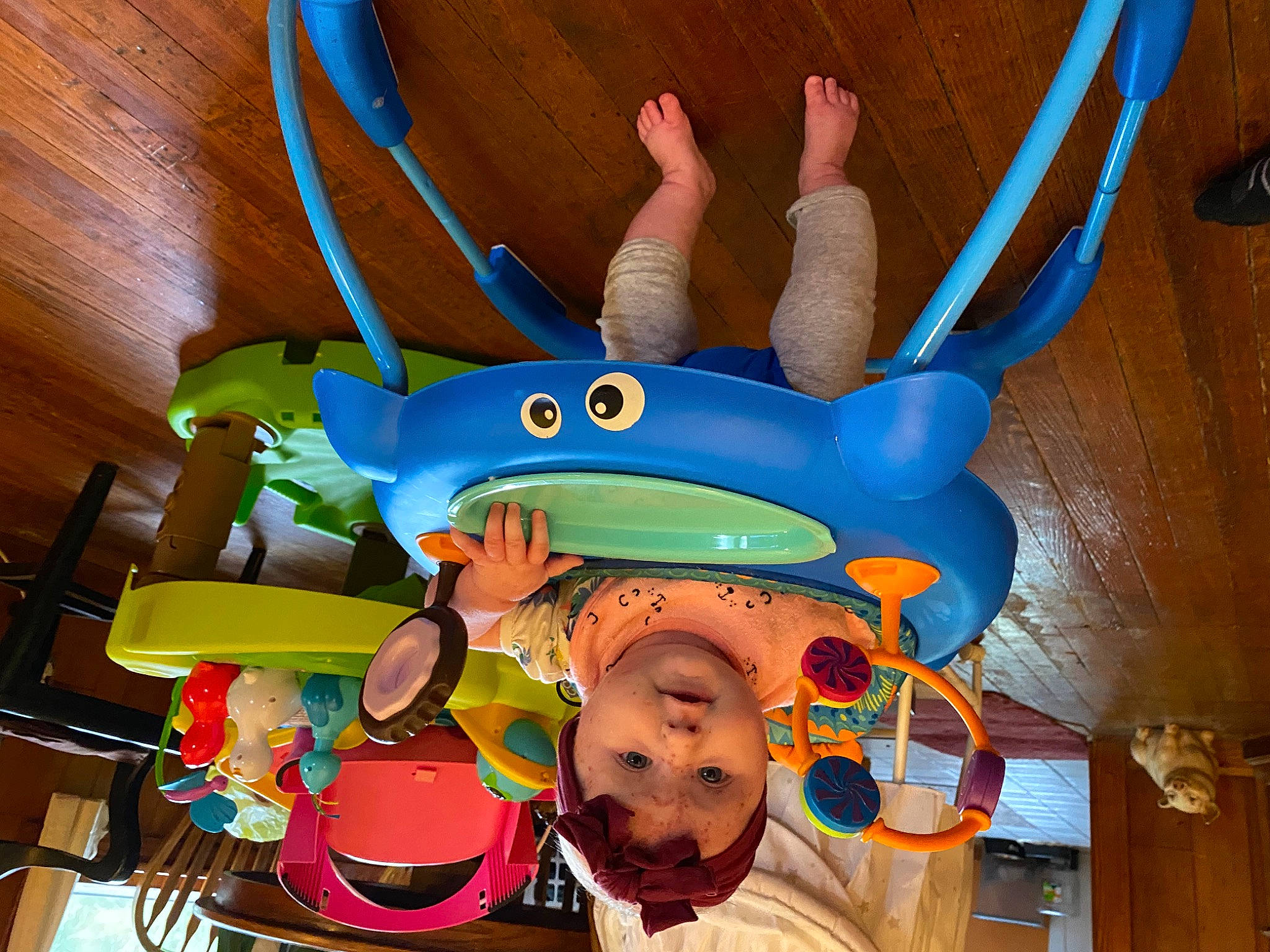 Hensley is registered to the contest to win money with this photo: baby_toys, fun, person, toy