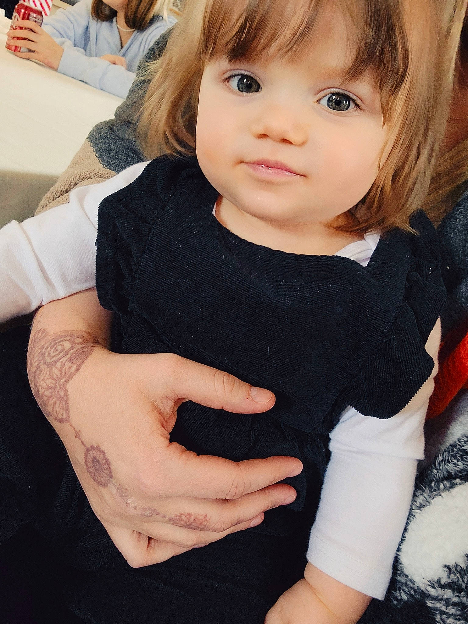 Salem joined the competition — help win amazing prizes! baby, baby_toddler_clothing, bangs, brown_hair, cheek, elbow, eyelash, face, finger, gesture, hair, hand, happy, lip, person, skin, sleeve, t_shirt, thumb, toddler