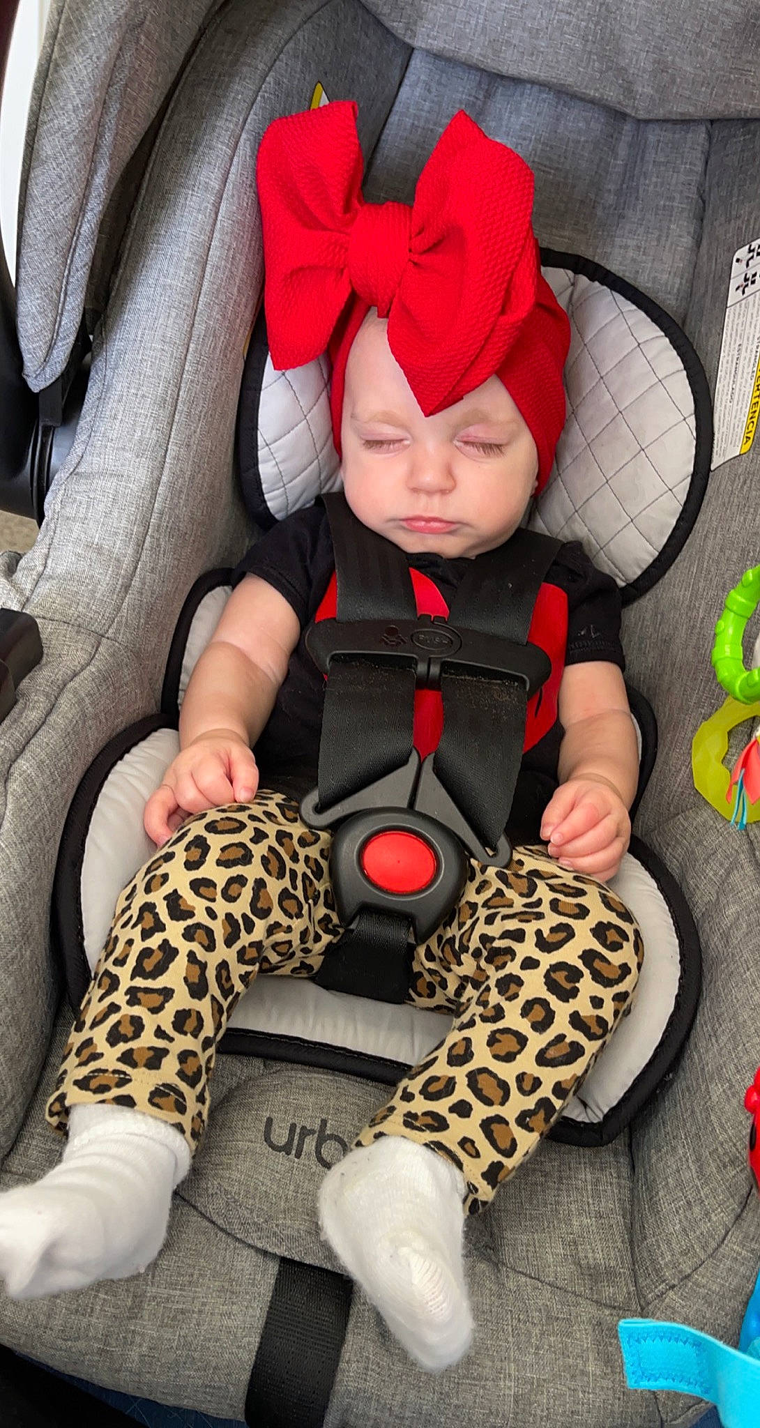 Orianna joined the competition — help win amazing prizes! arm, baby, baby_sleeping, baby_toddler_clothing, comfort, hand, head, headwear, leg, outerwear, pattern, person, plush, skin, sleeve, stuffed_toy, textile, thigh, toddler, toy