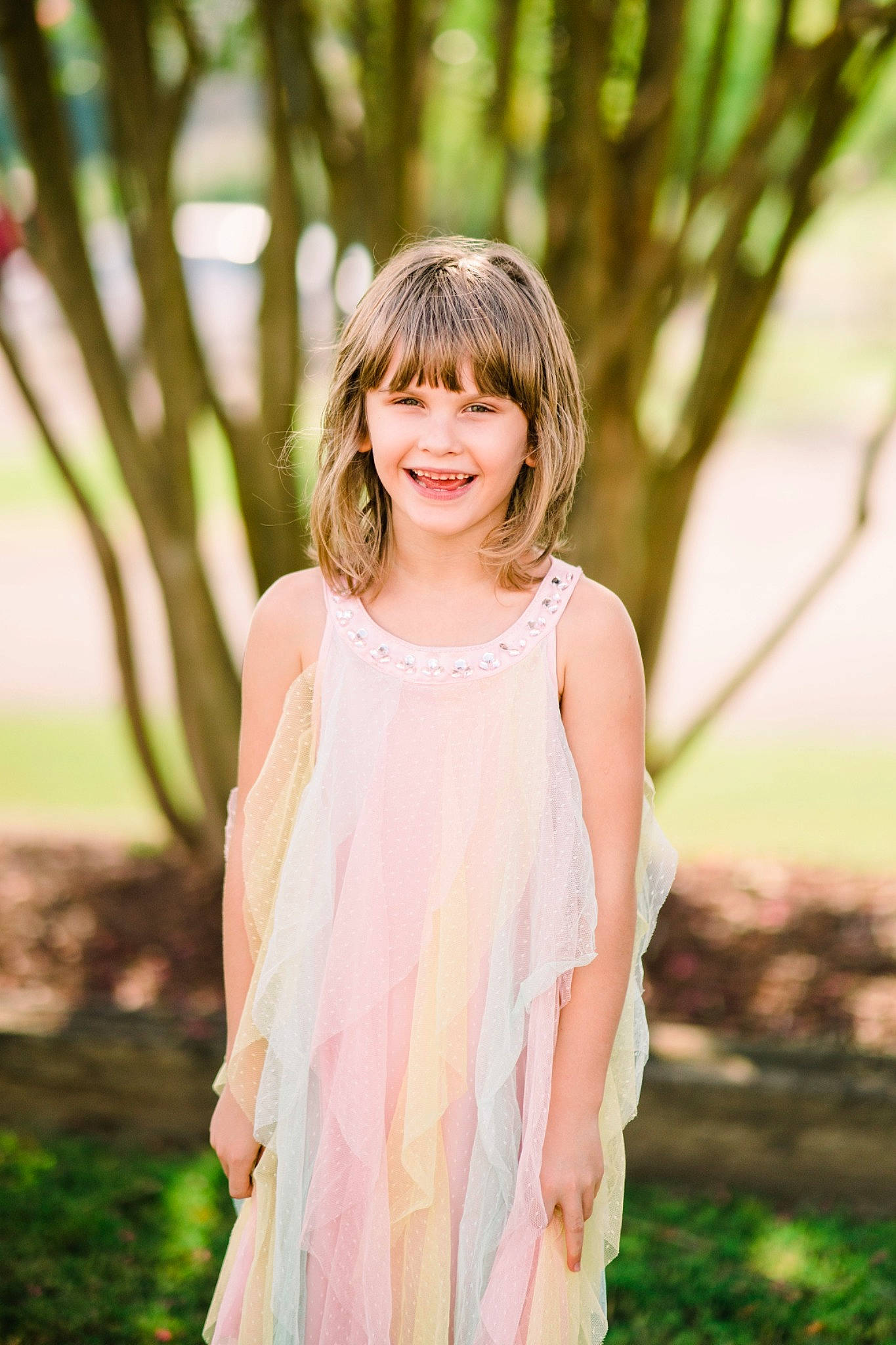 Alayna joined the competition — help win amazing prizes! baby_toddler_clothing, bangs, beauty, brown_hair, child_model, clothing, day_dress, dress, embellishment, fawn, hairstyle, happy, iris, joy, long_hair, mouth, nose, people_in_nature, person, portrait_photography