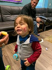 Legend joined the competition — help win amazing prizes! baby, child, comfort, couch, finger, flooring, food, fun, furniture, head, leisure, person, play, recreation, sharing, sitting, sorrow, tableware, thumb, toddler