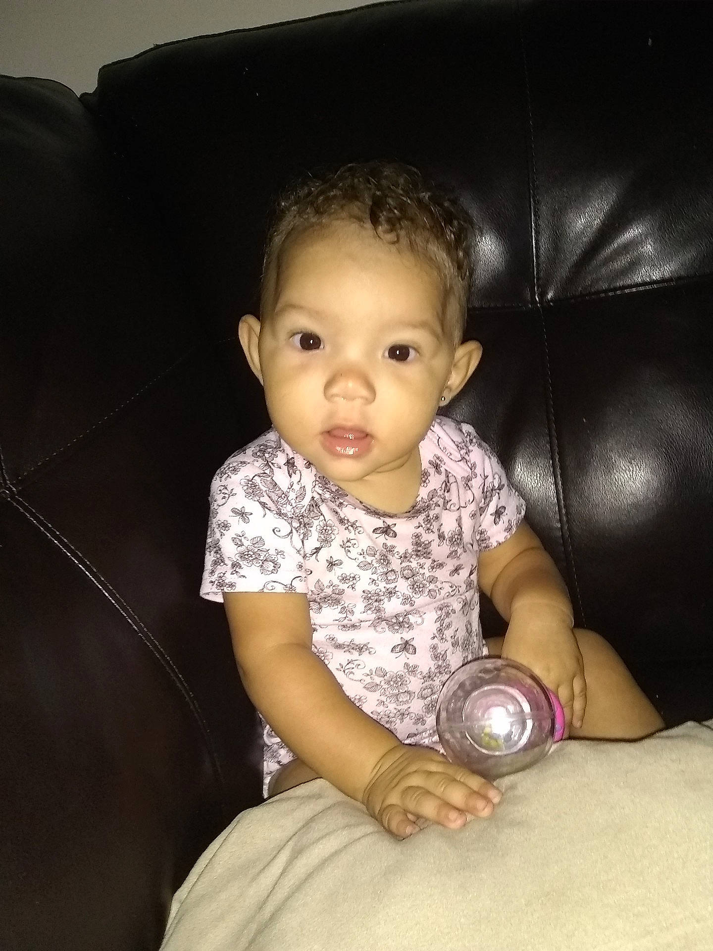 Da'Maya joined the competition — help win amazing prizes! cheek, child, girl, head, infant, person, product, sitting, skin, smile, toddler