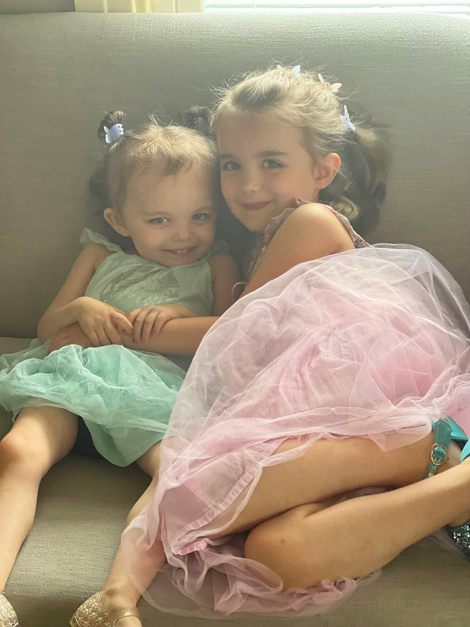 Gabriella is registered to the contest to win money with this photo: baby_toddler_clothing, blond, cheek, child, comfort, dress, flash_photography, fun, gesture, hair, happy, human_body, human_leg, iris, joy, long_hair, person, skin, smile, thigh