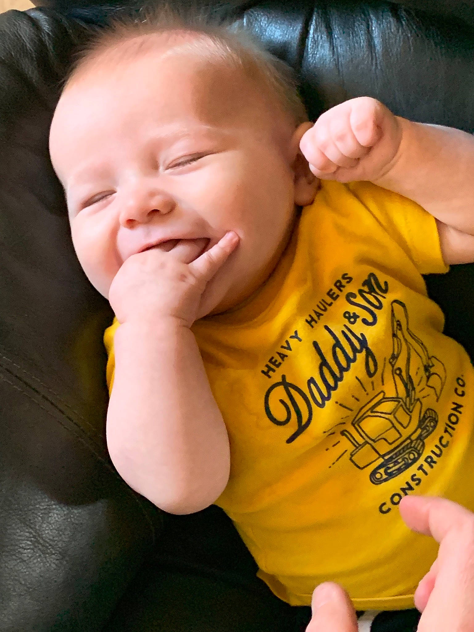 Kyden joined the competition — help win amazing prizes! baby, cheek, child, chin, ear, face, facial_expression, finger, gesture, hand, head, mouth, nose, person, skin, smile, toddler