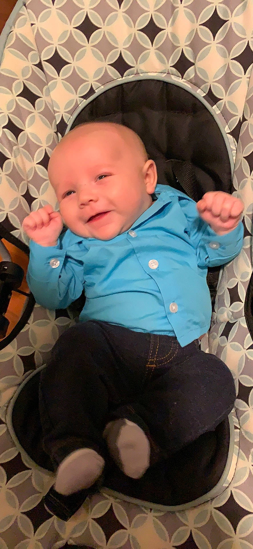 Kyden is registered to the contest to win money with this photo: baby, baby_products, cheek, child, head, person, product, sitting, skin, toddler