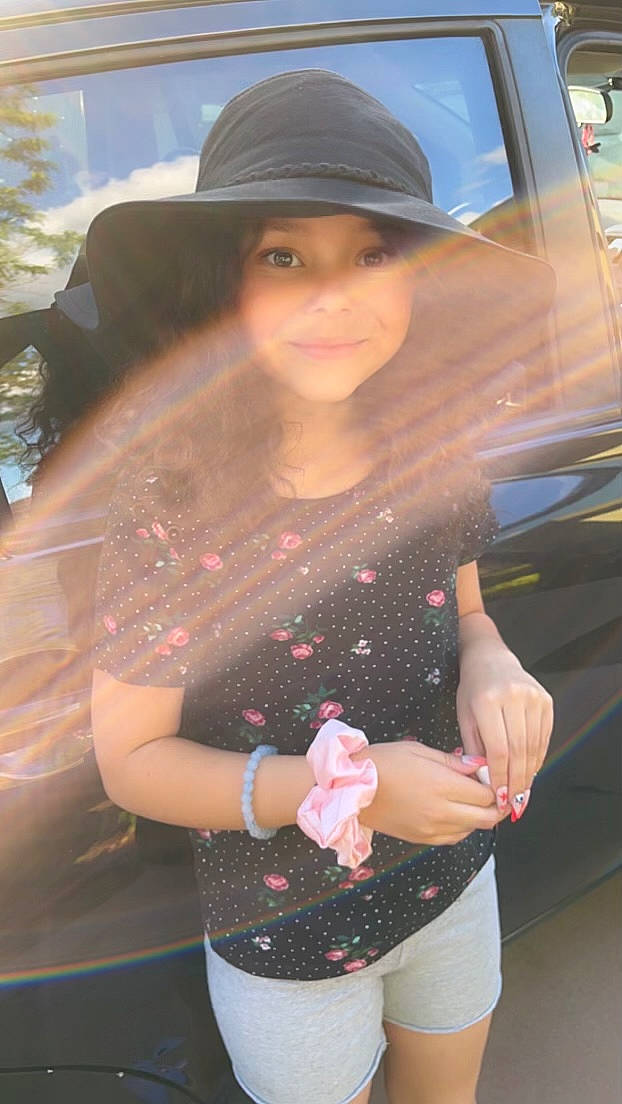 Kaleena is registered to the contest to win money with this photo: automotive_design, automotive_exterior, automotive_lighting, cap, dress, eyewear, fashion, hat, headwear, hood, jewellery, joy, lip, person, photograph, pink, smile, snapshot, sun_hat, trunk