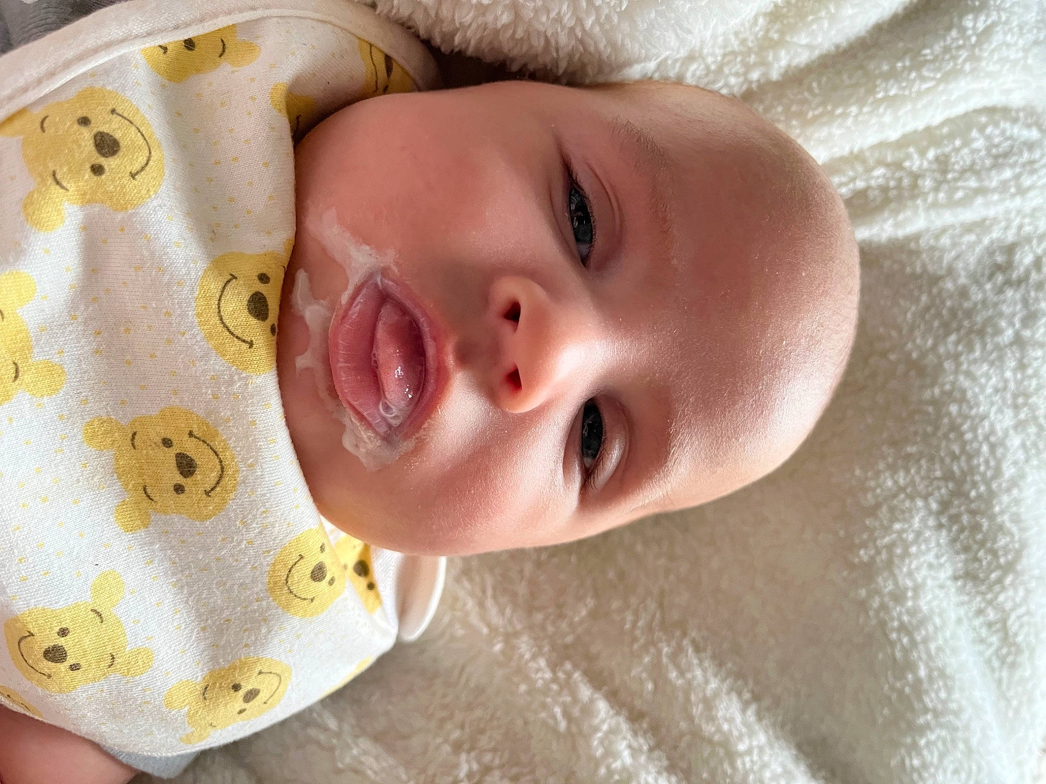 Frankie is registered to the contest to win money with this photo: baby, baby_toddler_clothing, cheek, chin, clothing, ear, eye, eyelash, face, head, headgear, iris, lip, mouth, neck, nose, person, skin, smile, textile
