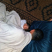 Leo joined the competition — help win amazing prizes! baby, child, sleeping, nap, blanket, white_blanket, blue_clothing, carpet, indoors, lying_down, resting, family, companion, portrait, top_view, cozy, home, textile, peaceful, bedtime
