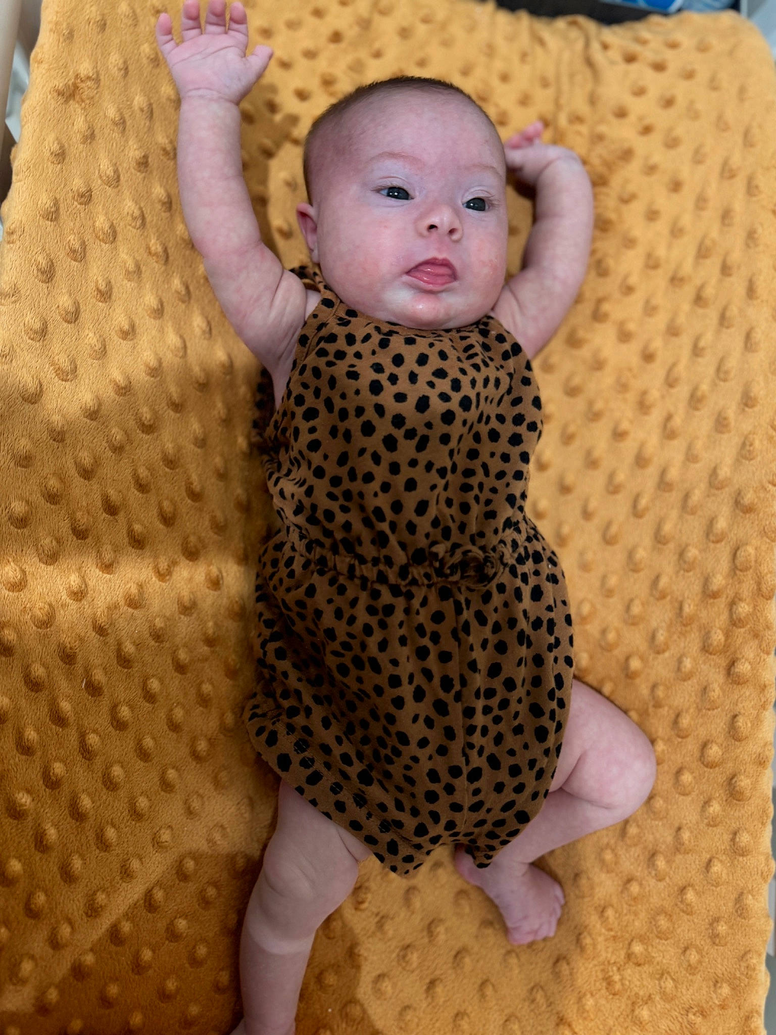 Lelah joined the competition — help win amazing prizes! baby, baby_products, baby_toddler_clothing, child, comfort, eye, face, flooring, human_leg, leg, nose, pattern, person, sitting, skin, sleeve, textile, thigh, toddler, toy