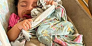 Janeishka joined the competition — help win amazing prizes! baby, sleeping, blanket, pacifier, baby_rocker, cushion, polka_dot, pink_clothing, hair_bow, infant, cozy, indoor, cute, child, soft_fabric, resting, toddler, peaceful, nursery, relaxing