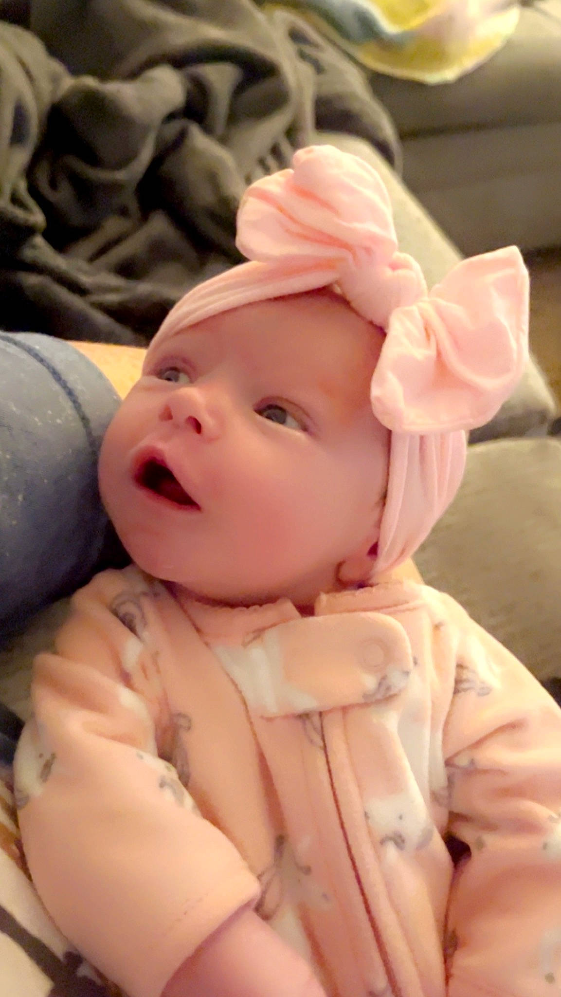 Brooklynn joined the competition — help win amazing prizes! baby, baby_products, baby_toddler_clothing, cheek, child, chin, comfort, happy, hat, headgear, headwear, human_body, lip, mouth, nose, peach, person, pink, sitting, skin