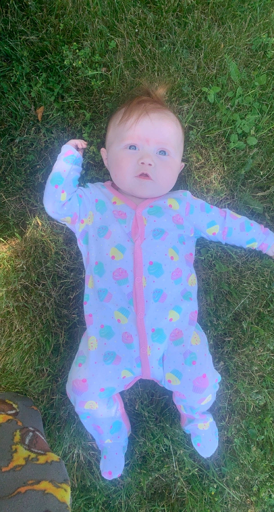 Serenity joined the competition — help win amazing prizes! baby, baby_toddler_clothing, child, electric_blue, eye, face, finger, fun, grass, happy, head, iris, leaf, pattern, people_in_nature, person, pink, sleeve, smile, thumb
