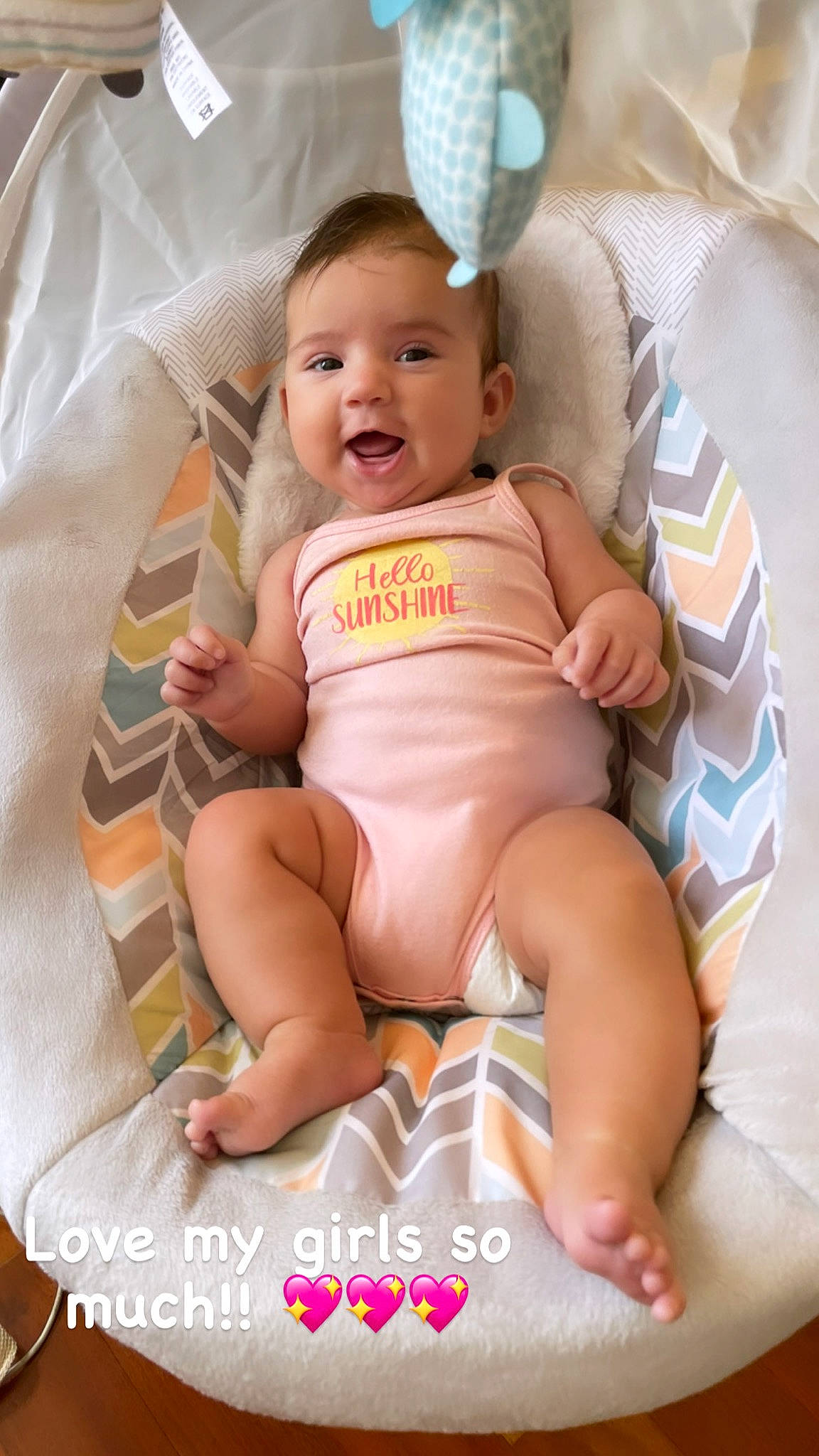 Lola joined the competition — help win amazing prizes! abdomen, baby, baby_toddler_clothing, cheek, comfort, eye, face, finger, happy, head, knee, mouth, person, pink, skin, sleeve, smile, stomach, thigh, thumb