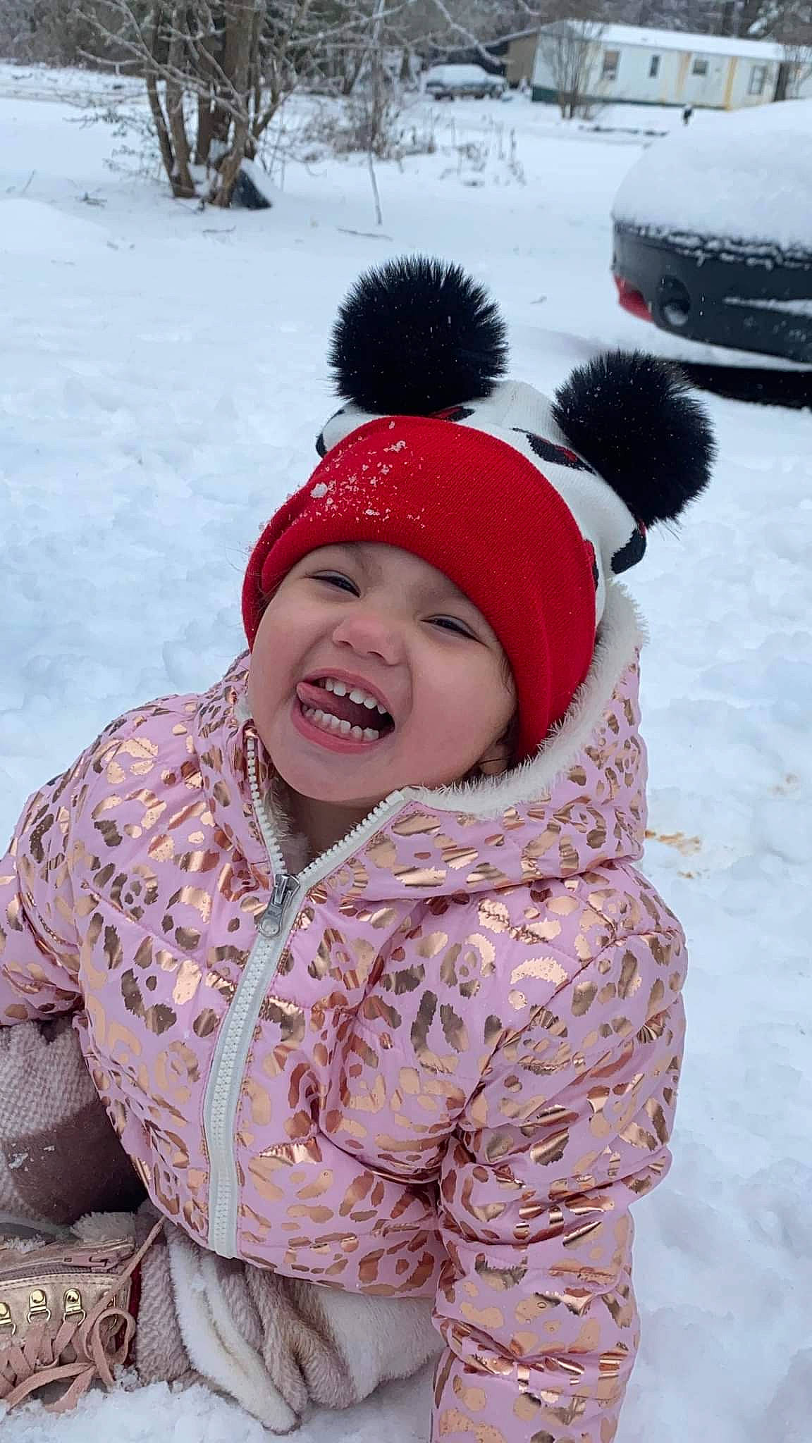 Octavia Raven joined the competition — help win amazing prizes! cap, eye, face, freezing, fun, glove, grass, happy, head, headgear, headwear, human_body, jacket, knit_cap, leisure, people_in_nature, person, plant, recreation, smile