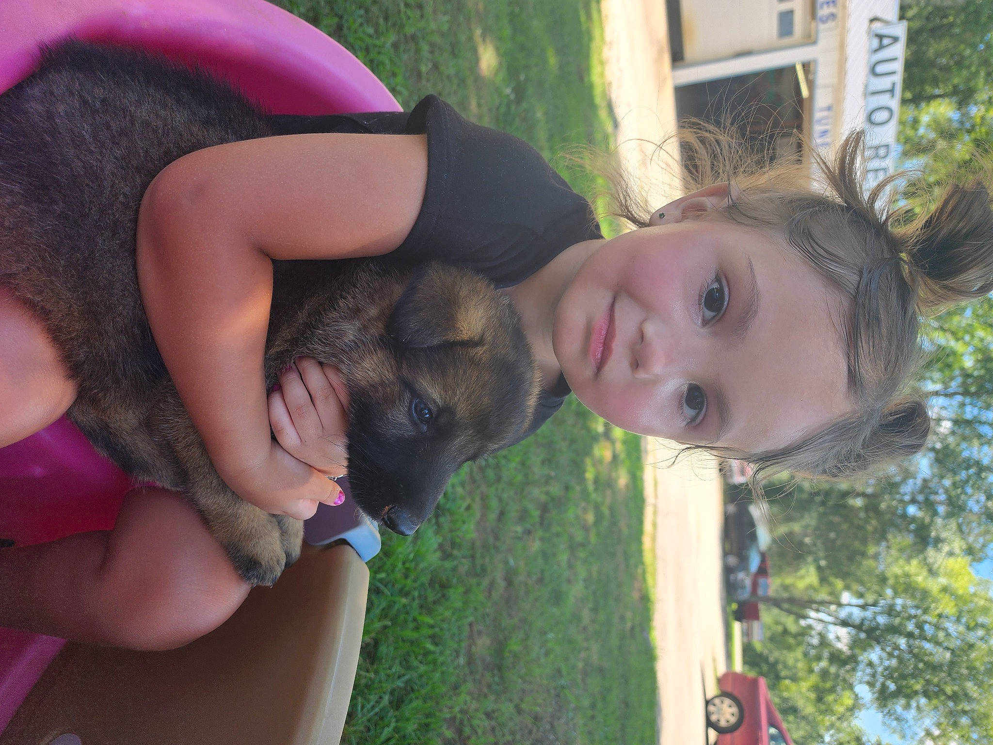Octavia Raven joined the competition — help win amazing prizes! black_hair, child, cool, eye, fun, gesture, grass, hairstyle, happy, leaf, leisure, mammal, mouth, people_in_nature, person, plant, shoulder, skin, smile, tree