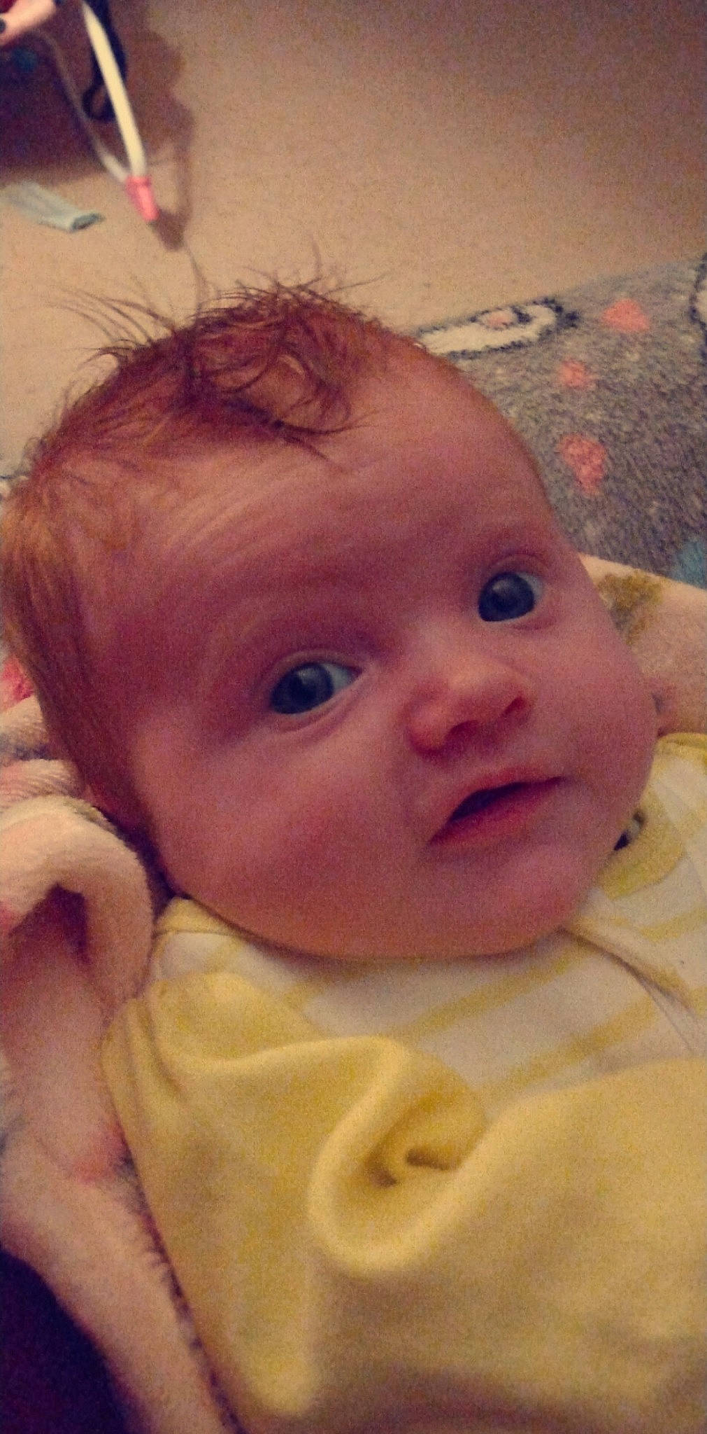 Isabella joined the competition — help win amazing prizes! baby, baby_toddler_clothing, cheek, child, chin, close_up, ear, eye, eyebrow, eyelash, face, facial_expression, happy, human_body, iris, lip, mouth, nose, person, skin